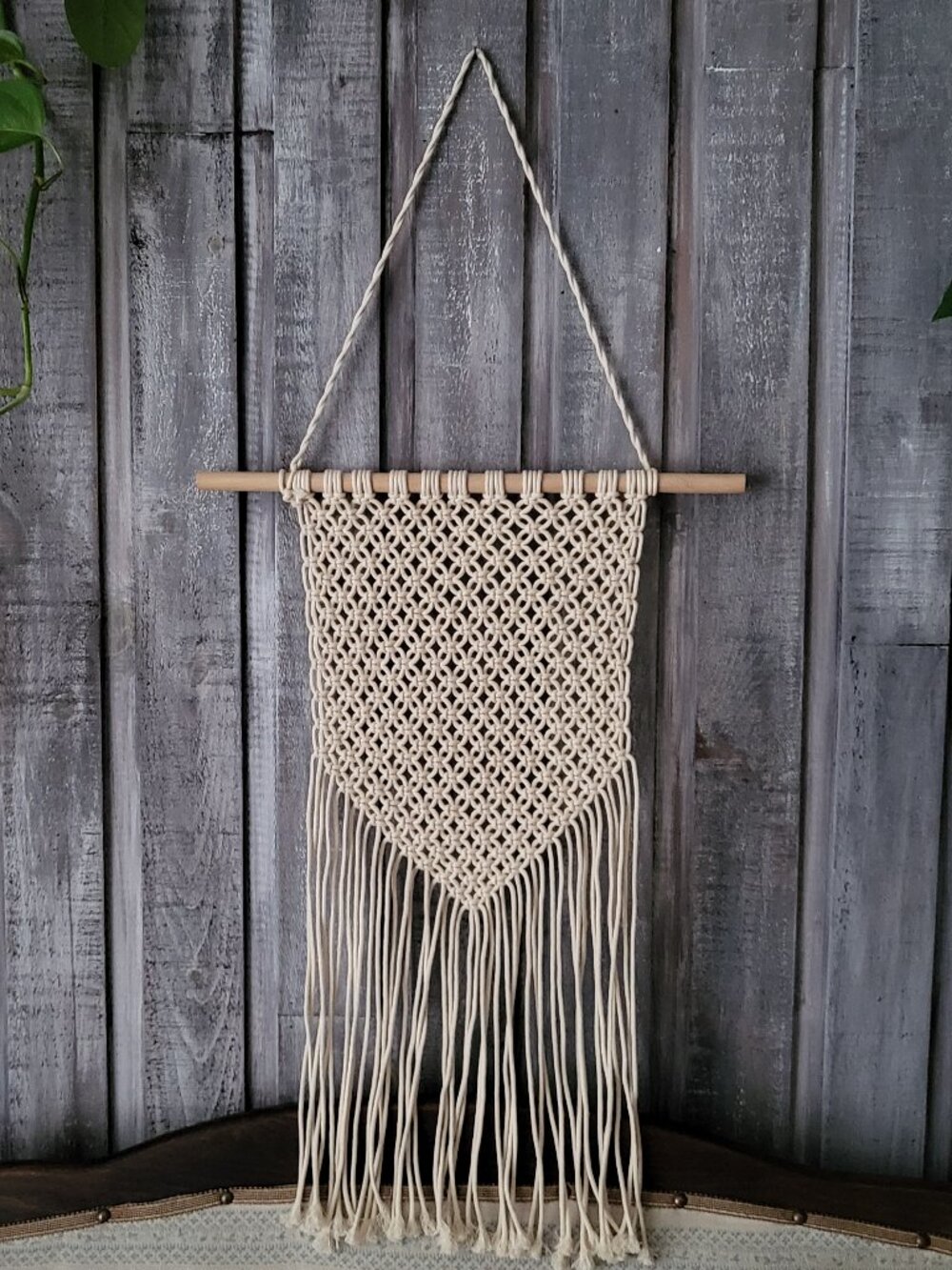 Macrame Wall Hanging Boho Handmade Cotton Chic Home Decor Tapestry